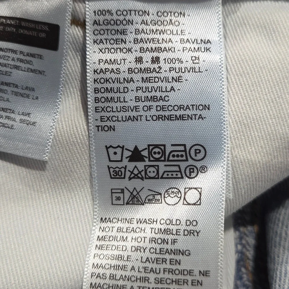 Levis 568 Cargo Jeans Men 32x32 Light Wash Blue Denim Loose Straight Utility NEW